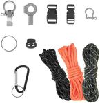 PARACORD PLANET DIY Ultimate Paracord Kit – 30 Feet of 550 Paracord & 10 Essential Necessities to Make Your Own Survival Paracord Bracelets, Lanyards, Tools