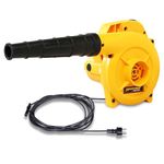 TOMAHAWK® T 850 Cord Yellow Air Blower (5m) (600W), 16500 RPM Single Speed Powerful Handheld Blower, Lawn Care, Snow Blowing, Dust Cleaning