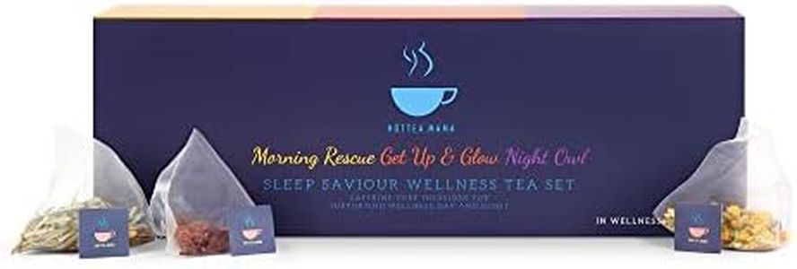 HOTTEA MAMA | Sleep Saviour Wellness Tea Gift Set | Designed To Support Tiredness & Relaxation | Three Blends For Sleep Wellness | Herbal Tea Gift | 45 Whole Leaf Tea Bags Can Make 90 Cups Of Tea