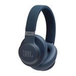 JBL Live 650BTNC Wireless Over-Ear Bluetooth Headphones with Active Noise Cancellation and up to 30 Hours of Battery Life - Blue