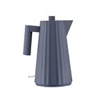 Alessi Plissé MDL06 G/UK - Electric Kettle in Thermoplastic Resin, English Plug 2400W, 170 cl, Grey