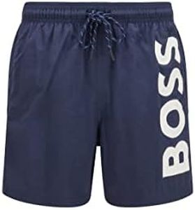 BOSS Mens Swim Shorts, New - Navy413, L