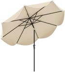 COSTWAY 9FT/2.7M Patio Parasol, 8 R