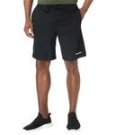 Champion Men's 9" Middleweight Jersey Short, Left Chest Script, Black-586dva, X-Large