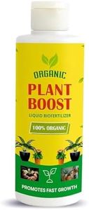 ETONIA Organic Plant Boost Liquid Biofertilizer, 100% Organic, Increases Flower Density, Nutrient Uptake, Promotes New Roots, Protects Plants from Bad Climate (PACK OF 1)