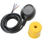 Shopcorp - Water Level Meter Sensor - Float Switch for Sump Pump - Dual Function (Fill or Empty) Operation - NO/NC Control Function, 9.8 Feet Cord Length, 250V and 10A Max Current - XK-15-5 Model