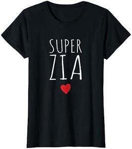 Super Zia Amore Migliore Zia del Mondo Regalo Maglietta