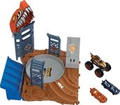 Hot Wheels Monster Trucks Arena World: Semi-Finals Asst - Tiger Shark's Spin Out Frenzy