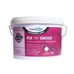 3.75Kg Brilliant White Fix 'N' Grout - Ready Mix Tile Adhesive & Grout