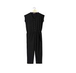 U.S. POLO ASSN. Women's Cotton Blend Dresses and Jumpsuit Knee-Length Dress (UWDR0071_Black_XL)