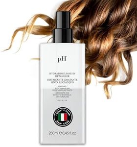 pH Labs Hydrating Leave-In Detangler Spray - Anti-Frizz, Moisturizing & Smoothing Spray for All Hair Types, Adds Shine & Softness, Easy Detangling & Styling, 8.45 oz