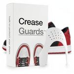 SOL3 Crease Guards™ | 2 Pairs of Shoe Crease Protectors for Jordan 1-4, Air Force 1, Dunks & Most Sneakers, White, Large (Men’s 8-14)