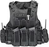 vAv YAKEDA Tactical Vest (CA/US, Alpha, One Size, Regular, Regular, Black)