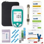 Mavdecll 3 In 1 Home Blood Test Kit, Multifunction Blood Glucose Uric Acid Cholesterol Monitor, Accurate Detection, Suitable for Home, Clinic and Hospital Use