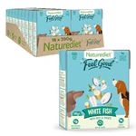 Naturediet - Feel Good Wet Dog Food, Natural and Nutritionally Balanced, Fish, 390g (Pack of 18)