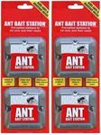 Ant Bait Station Twin Pack, Ant Traps used for both Indoors & Outdoors, Destroys Ants and their Nests, Strongest Ant Control System - No Mess Clean and Easy to Use. (2 Packs)