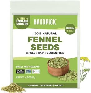 Fennel Seeds (397g/14oz) Tested for Quality | Raw Fennel Seed | Perfect for Cooking, Teas, Smoothies & Lattes | Bulk Whole Seeds in Resealable Zip Lock Pouch
