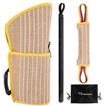 Dog Bite Sleeve, Durable and Powerful Double Jute Dog Bite Sleeve, Dog Bite Pillow Tug Toy, Dog Training Stick, for Aggressive Medium to Large Dog Bite Training for K9 Pitbull German Shepherd