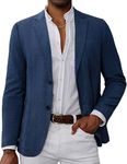 Men's Casual Knit Denim Suit Blazer