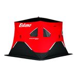 Eskimo FF949i FatFish Pop-up Portable Hub-Style Ice Shelter, Wide Bottom Design 61 sq ft. Fishable Area, 3-4 Person Insulated