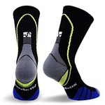 Eurosock Vitalsox Crew Black SM (Men's 4-7, Women's 5-8)