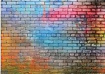 LTLYH 7x5ft Colorful Brick Wall Pho