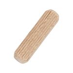 Trend Beech Wood Dowels, Pack of 50, 8mm Diameter x 30mm Length, Grooved for Efficient Gluing of MDF & Chipboard Joinery, DWL/2/50