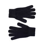 The Cashmere Choice Lomond Navy Blue Mens Gloves for Cold Weather Pure Lambswool Warm Winter Gloves for Men | Munro