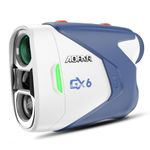 AOFAR GX6 Golf Rangefinder 1000 Yards, Rechargeable Laser Range Finder with Magnet, Flag Lock & Vibration, Slope ON/OFF with Indicator Light, ±0.5yd Accuracy, Waterproof, 7X, Golf Gift