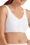 Amoena Women's Ester Post Surgical Bra, White, (44) D