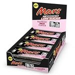 Mars Raspberry Smash Low Sugar Chocolate Protein Bars (12 x 55g), High Protein Energy Snack, 18g Protein