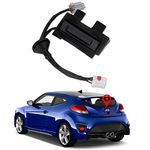 81260-2V010 Hatch Release Button with Camera Trunk Latch for 2012-2017 Hyundai Veloster Rear Back Hatch Release Switch Trunk Button Outside HDL Lock Assembly Tailgate Latch Replace # 812602V010