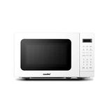 COMFEE' CM-M201K(WH) Countertop Microwave Oven with Express Cook, 6 Preset Menus and Kitchen Timer, 0.7 cu.ft. (20L), 700W, White