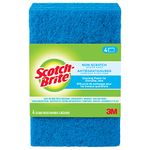 Scotch-Brite Scour Pad, 4 Pack, Multipurpose, Non Scratch Scrub Pad