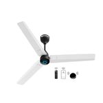 atomberg Renesa Smart 1200mm BLDC Ceiling Fan with IoT & Remote |Energy Efficient Ceiling Fan | High Air Delivery with LED Indicators (White & Black)