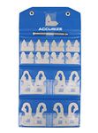 Accusize Industrial Tools 25 pc Radius Gage Set Fractional 1/64-1/2'' Gages with Holder, 3602-5021