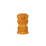 Goranshi Creation Ashok Stambh Wooden Pen Stand || Gift For Clients, Customers, Family & Friends Home, Office, Teachers Gift, Thank You Gift, House Warming, New Year, Promotion.