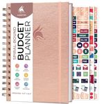 Clever Fox Budget Planner Spiral – Expense Tracker Notebook – Monthly Budgeting Organizer, Finance Logbook & Accounts Book to Control Your Money – Undated Bill Tracker, 6.3x8.4” - Rose Gold