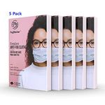 FogBlocker Anti-Fog Cloth, Anti-Fog wipes, Eyeglass Anti-Fog Cloth, Anti-Fog Dry Cloth, Lasts +24 hours, Over 500 applications (5)