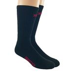 DRISTEX - 365*COMFORT+DRY - Made in Canada, Men's Crew Socks, Moisture Wicking, Large (10-13), 2 Pair Pack