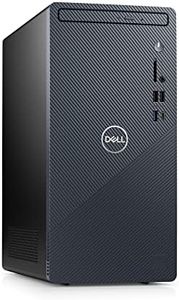 Dell Inspiron 3910 Desktop Computer Tower - 12th Gen Intel Core i5-12400, 16GB DDR4 RAM, 256GB SSD + 1TB HDD, Intel UHD Graphics 730, WiFi 6, HDMI, Bluetooth, USB-C, Windows 11 Home - Blue