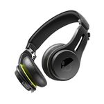 Skullcandy Icon ANC Wireless Bluetooth Over-Ear Headphones with Active Noise Cancellation, 60 Hour Battery, Microphone, Works with iPhone Android - Black