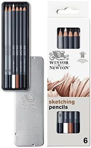 Winsor & Newton Studio Collection Artist Pencils, Sketching Pencils, Set of 6