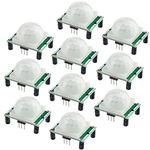 WMYCONGCONG 10 PCS HC-SR501 PIR IR Module Pyroelectric Infrared Motion Sensor Module Detector