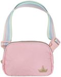 Disney Princess Crown & Hearts Pink Quilted Fanny Pack