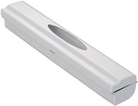 Wenko 86674100 foil dispenser Perfect Cutter, Acrylonitrile Butadiene Styrene (ABS), light grey, 6.7 x 38 x 5.2 cm,86676900