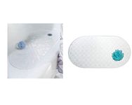 InterDesign Circlz Non-Slip Suciton Bath Mat for Shower, Bathtub - Clear