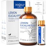 HIQILI Lemon Eucalyptus Essential Oil for Diffuser - 100ml