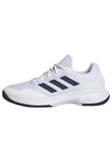 adidas Men's Gamecourt 2 M Sneaker, FTWR White Team Navy Blue 2 FTWR White, 8 UK