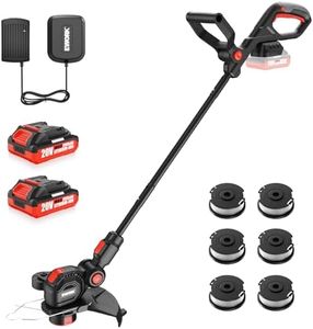 EWORK 2-in-1 Cordless Weed Wacker & Edger, 20V 12'' Electric Weed Eater